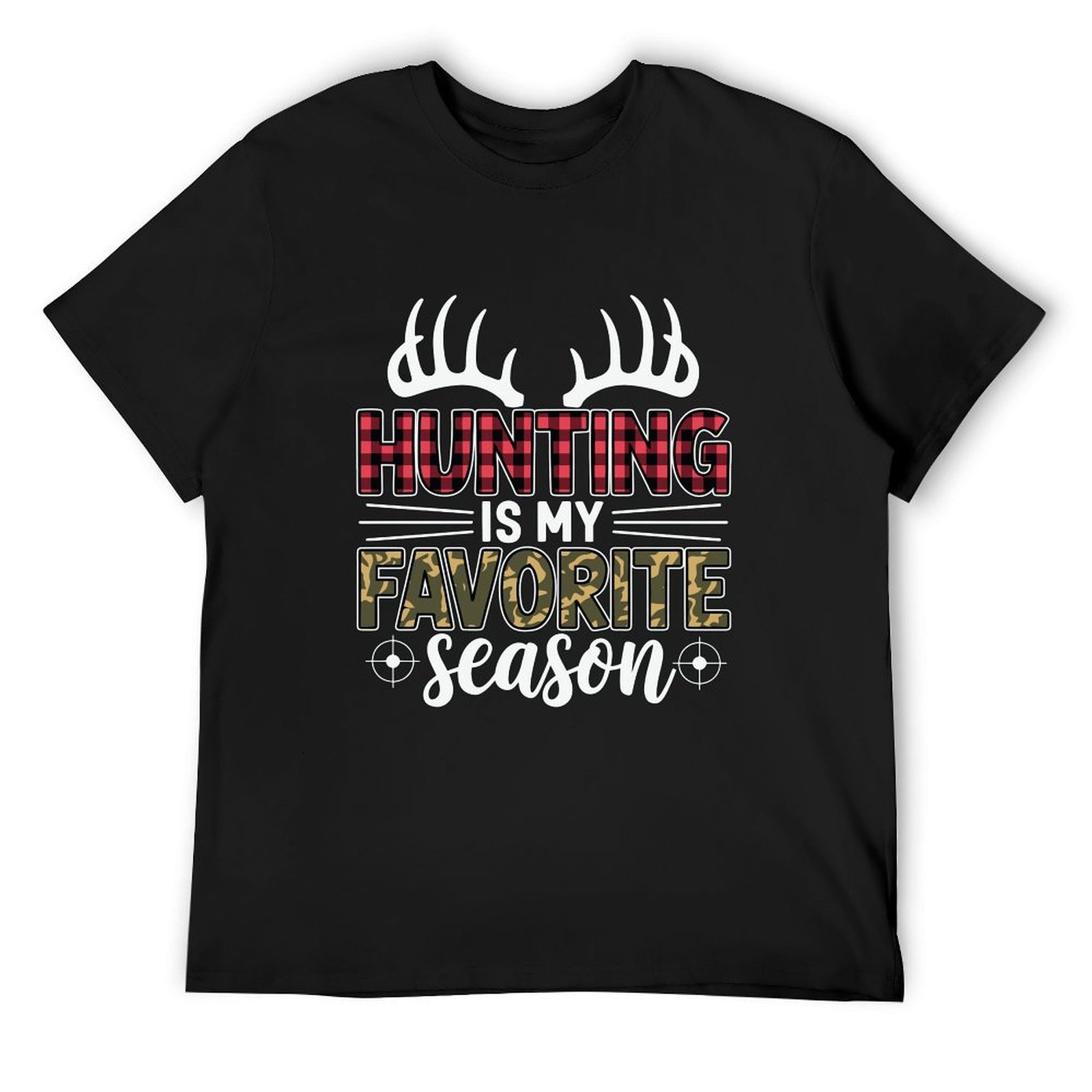 Hunting Outdoor Boys - ホワイトテールディアハンター カントリーボーイ バックカモフラージュキャップ ブラックコットンTシャツ ハンティングシーズン アウトドアシューティング
