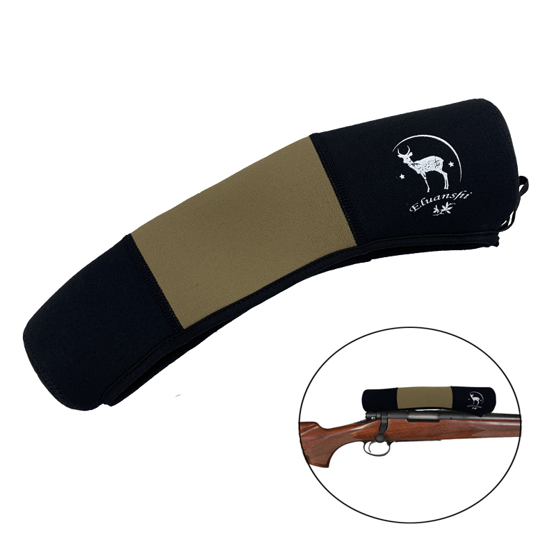 Hunting Outdoor Stores - PPT 狩猟ライフル銃光学カバー軍事ポーチネオプレンライフルスコープカバー黒色 33x6.5x4.5 センチメートルガンバッグポーチ PP6-0096