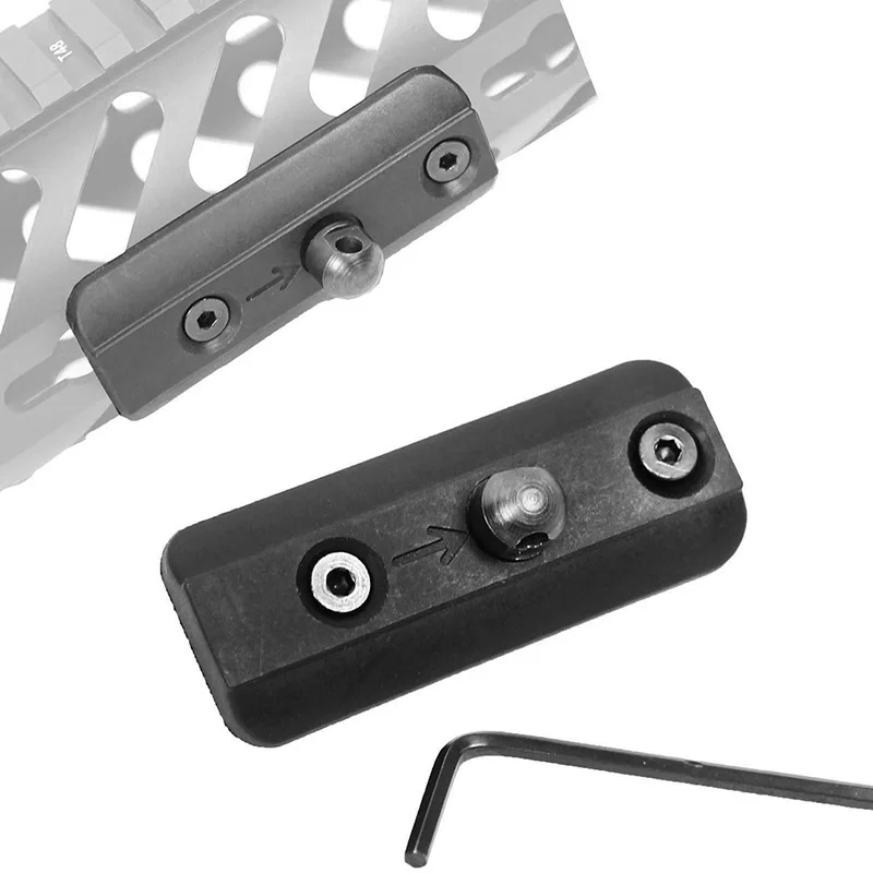 Bipod Rifle Mount - Keymod-プラスチック製ハンティングライフル用の取り付けアダプター,スイベルスタッド,ハーリススタイル,ピカティニーレールアクセサリー