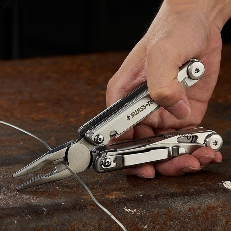 Hunting Camp Outdoor Supplies - SWISS TECH 18in1 マルチツール ドーリングプライヤー キャンプ用品