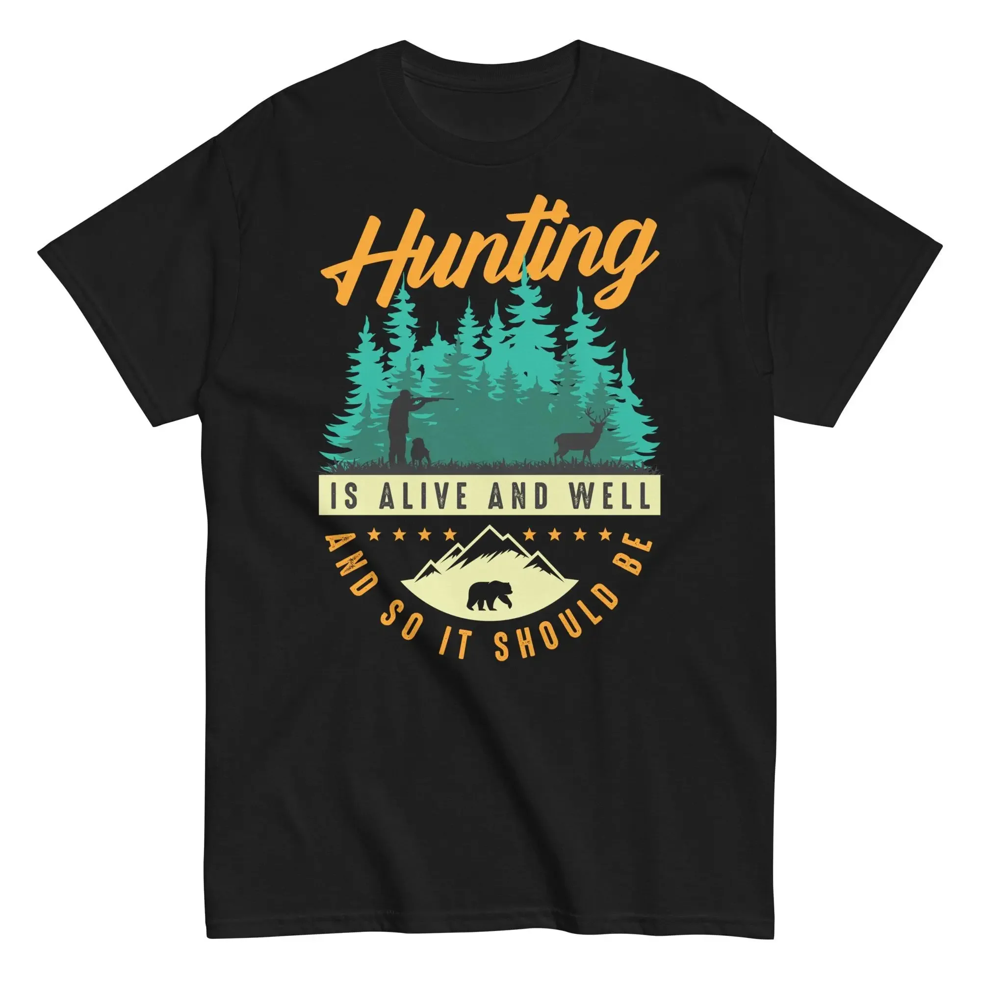 Wildman Hunting & Outdoor Vanderbijlpark - ハンターのための「I Should Be Hunting」Tシャツ（鹿・イノシシ柄）