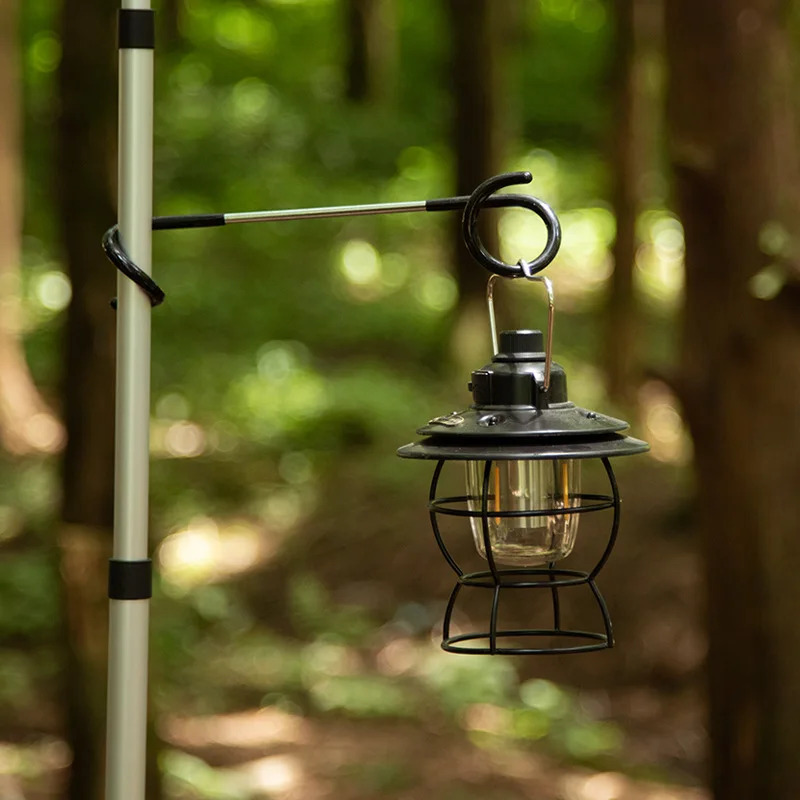 ステンレス鋼ライトスタンドホルダーフックポータブルテントポー - Hunting Camp Outdoor Supplies のレビューと価格