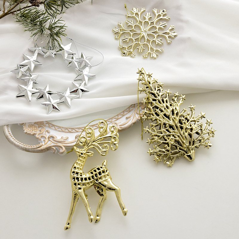 クリスマスの装飾用の新しいエルクベルスノーフレーク,ハンギン - Elk Bugle Call のレビューと価格