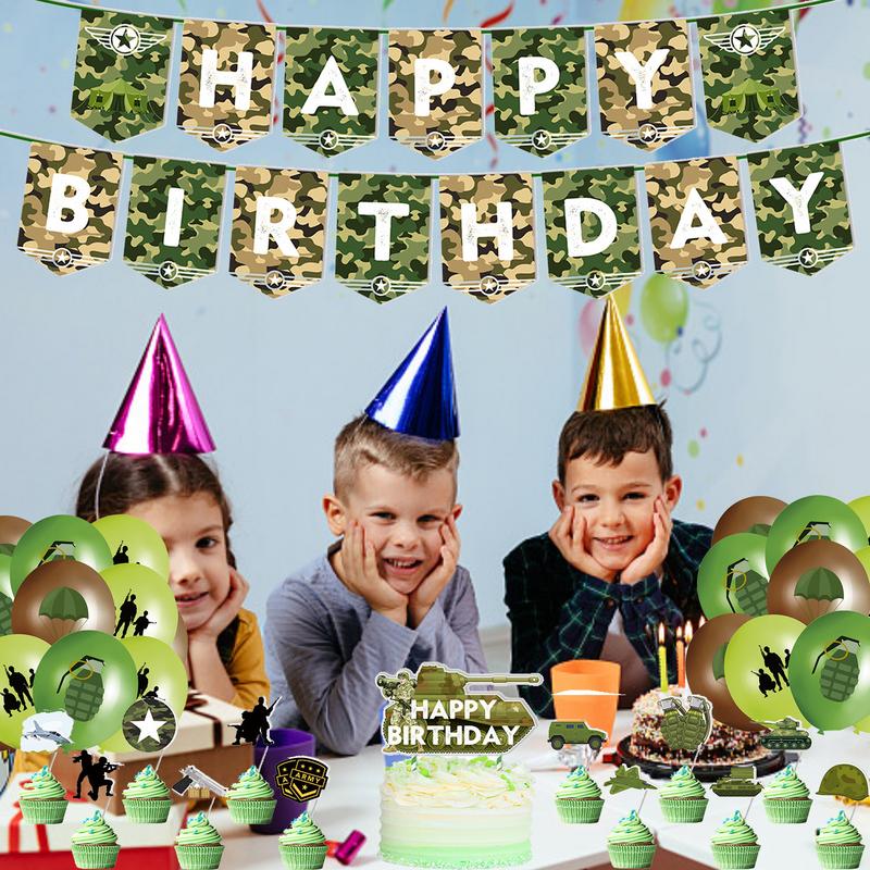 子供のための誕生日パーティーの装飾バルーン,屋外ハンティング - Hunting Outdoor Boys のレビューと価格