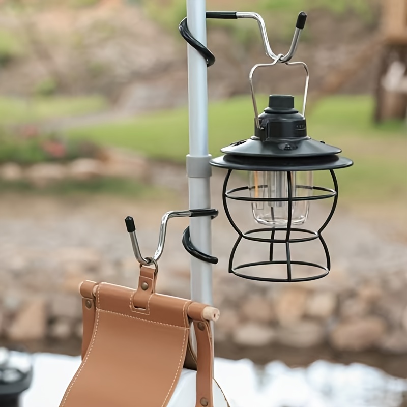 ステンレス製ライトスタンドホルダーフック ポータブルテントポ - Hunting Outdoor Stores のレビューと価格