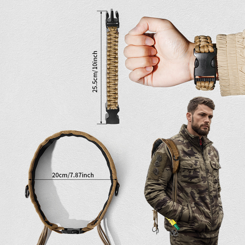 アウトドアギアカラー、アウトドアキャンプおよび狩猟用品、傘紐 - Hunting Camp Outdoor Supplies のレビューと価格