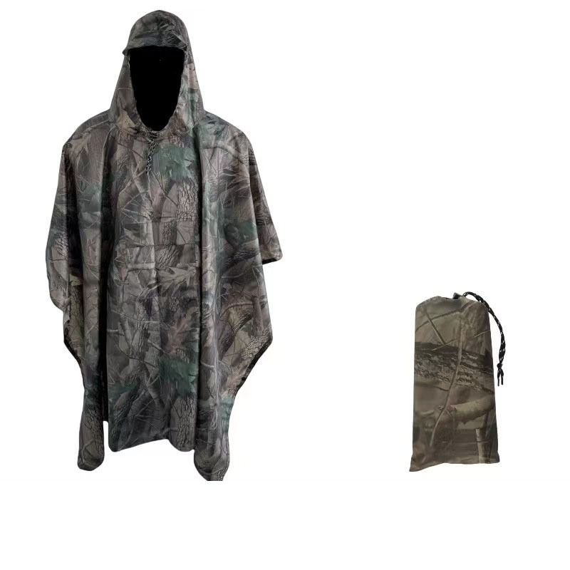 多目的ポータブル大人用屋外防水レインコート迷彩ポンチョバード - Hunting Outdoor Boys のレビューと価格