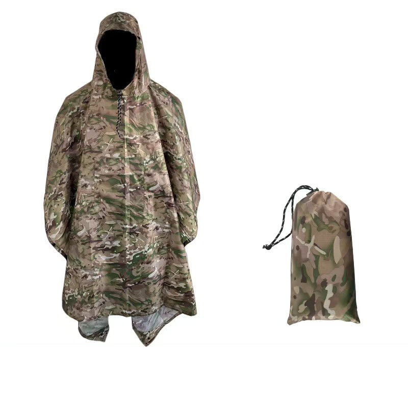 多目的ポータブル大人用屋外防水レインコート迷彩ポンチョバード - Hunting Outdoor Boys のレビューと価格