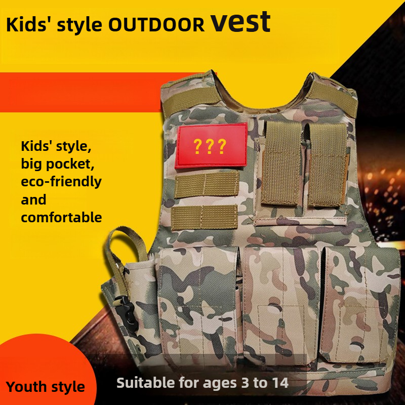 子供用屋外CS射撃保護ベスト キッズ戦争ゲーム戦闘訓練キャン - Hunting Outdoor Boys のレビューと価格