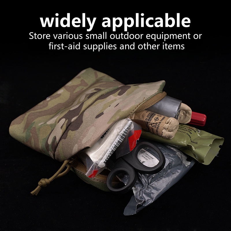 弾性ロープ固定付きユニバーサル収納バッグ,小型屋外機器,多機 - Hunting Outdoor Stores のレビューと価格