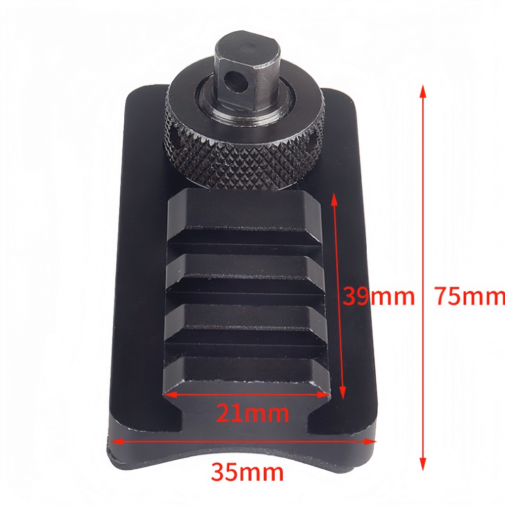戦術エアガンライフルバイポッドハンティング20 mmマウント - Bipod Rifle Mount のレビューと価格