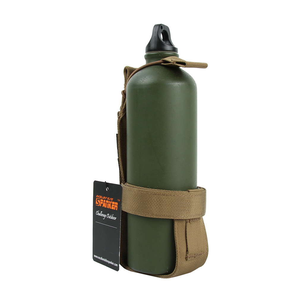戦術的なモール水ボトルホルダーバッグ軽量ボトルホルダーケトル - Hunting Camp Outdoor Supplies のレビューと価格