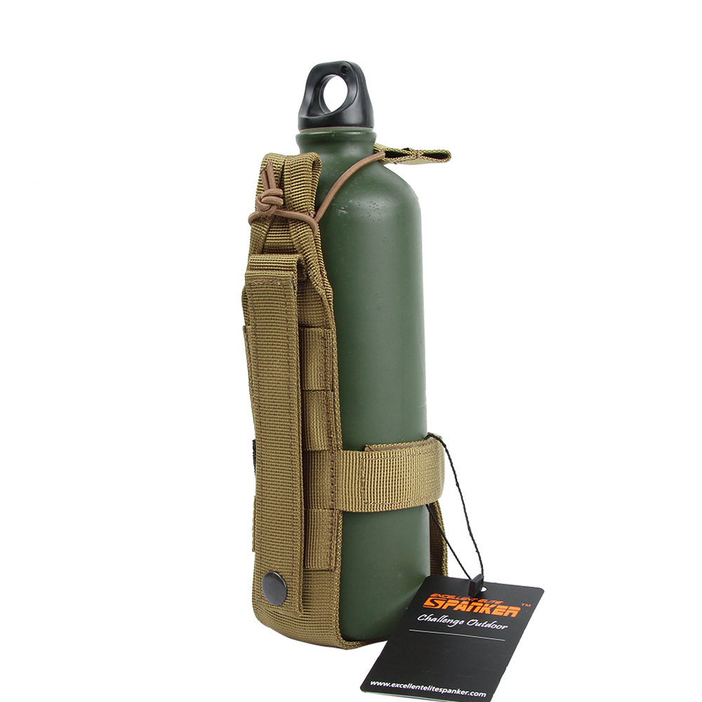 戦術的なモール水ボトルホルダーバッグ軽量ボトルホルダーケトル - Hunting Camp Outdoor Supplies のレビューと価格