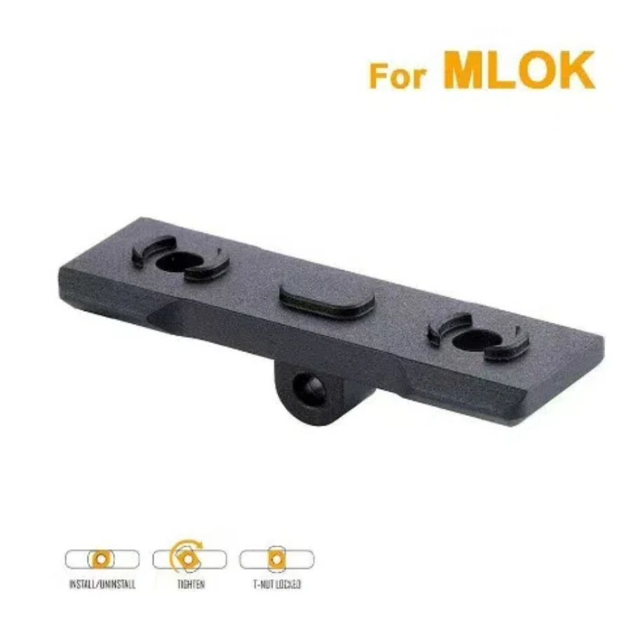 Mlok-屋外用の三脚マウント付きハンドガードアダプター,ロ - Bipod Rifle Mount のレビューと価格