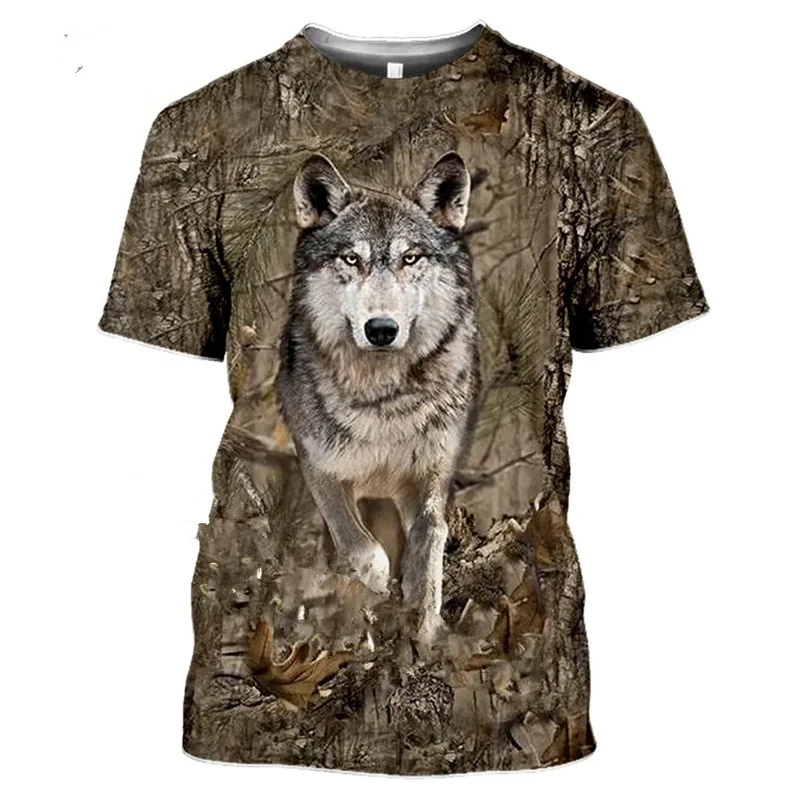 2026 迷彩狩猟動物イノシシ 3d Tシャツ夏カジュアルメ - Wildman Hunting & Outdoor Vanderbijlpark のレビューと価格