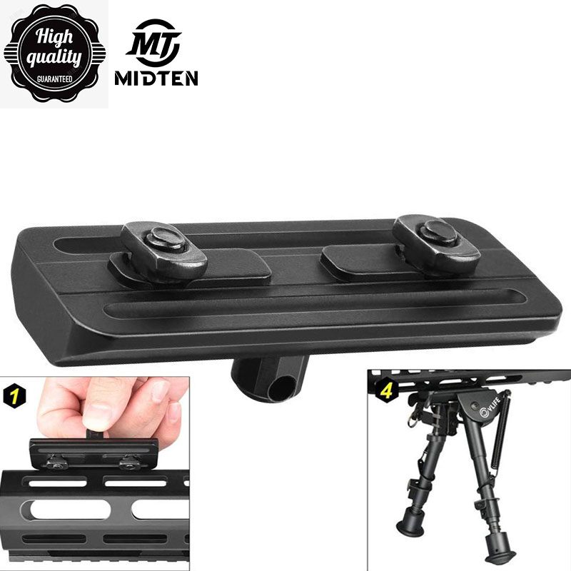 Miden fit m-ハンドガードアダプター,ライフルアク - Bipod Rifle Mount のレビューと価格
